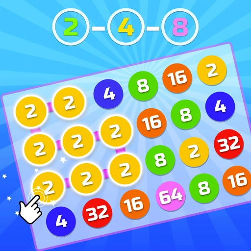 game 2 4 8 link identical numbers