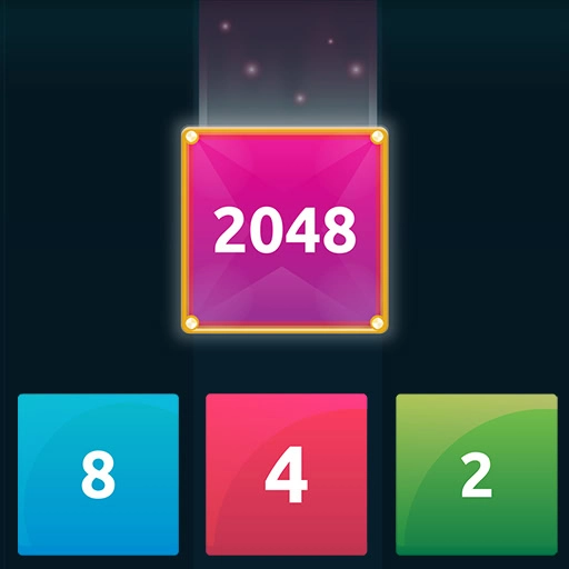 game 2048 X2 Merge Blocks