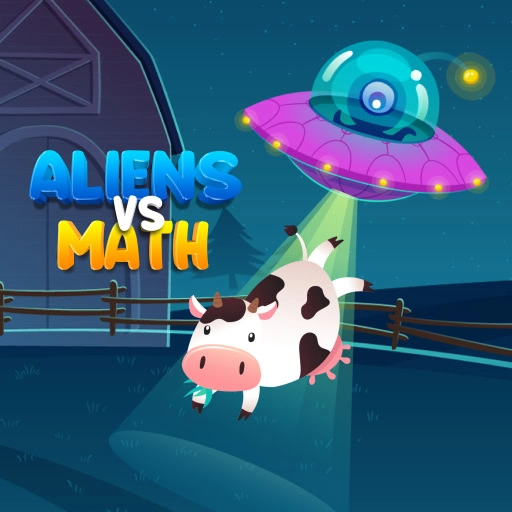 Aliens Vs Math - Swipe and Play Instantly on MeanDuck