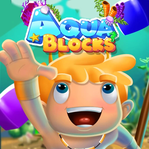 Aqua Blocks - Swipe and Play Instantly on MeanDuck