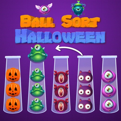 game Ball Sort Halloween