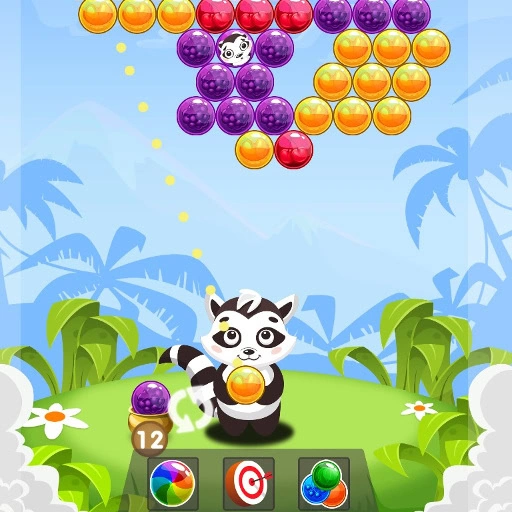 game Bubble Shooter Raccoon