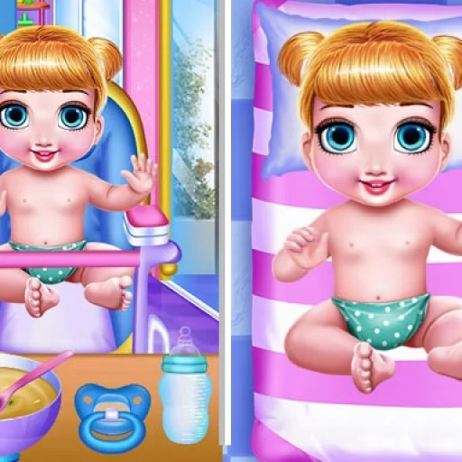 game Princess New Born Twins Baby Care