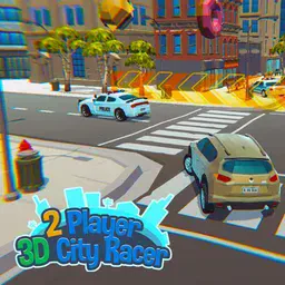 game 2 Player 3D City Racer