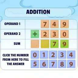 game Addition Practice