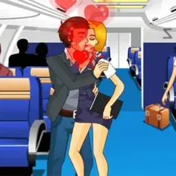 game Air Hostess Kissing