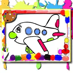game Airplane Coloring Book