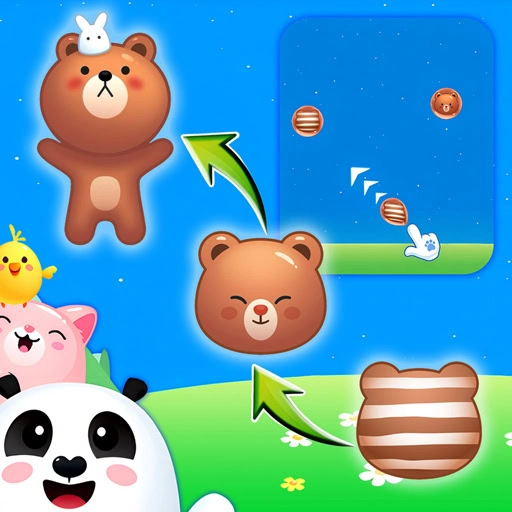game Animal Merge: Bubble Shooter