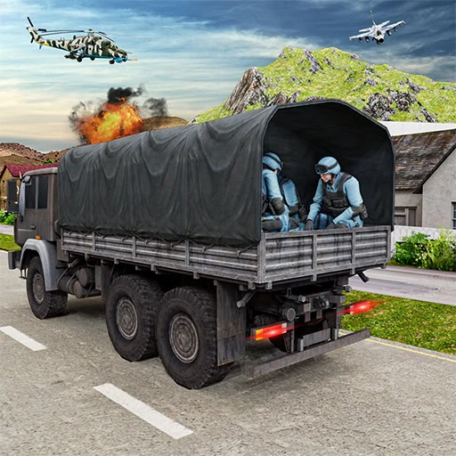 game Army Machine Transporter Truck
