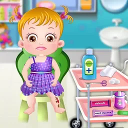 game Baby Hazel Leg Injury