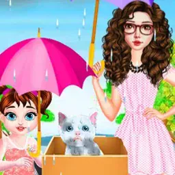 game Baby Taylor Helping Kitten