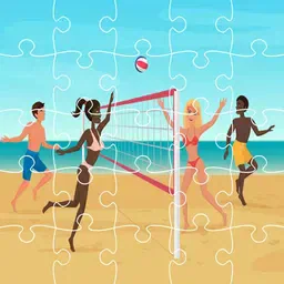 game Beach Volley Ball Jigsaw