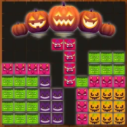 game Blocks Puzzle Halloween