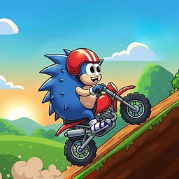 game Blue Hedgehog Hill Dash Ride