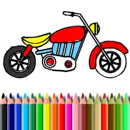 game BTS Motorbike Coloring