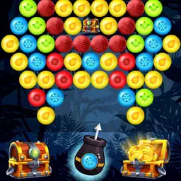 game Bubble Shooter Golden Chests