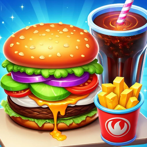 game Burger Cafe - Cooking Games For Kids