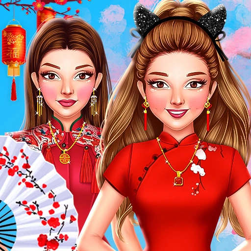 game Celebrity Chinese New Year Look