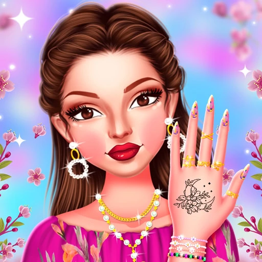 game Celebrity Spring Manicure Design