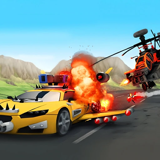 game Chaos Road Combat Car Racing
