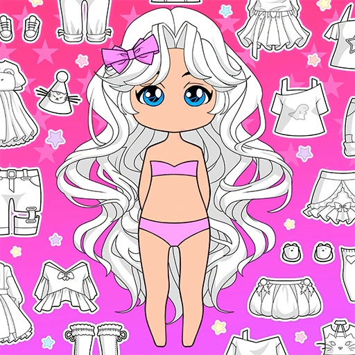 game Chibi Doll Coloring & Dress Up