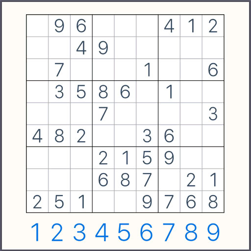 game Classic Sudoku Puzzle
