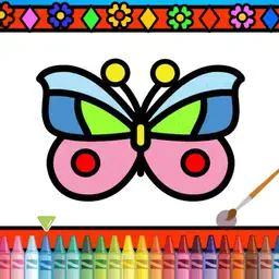 game Color and Decorate Butterflies