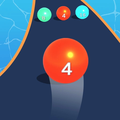 game Color Ball Run 2048
