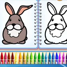 game Coloring Bunny Book