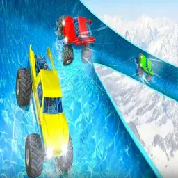 game Crazy Monster Truck Water Slide Game