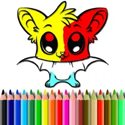 game Cute Bat Coloring Book