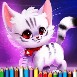 game Cute Kitty Coloring