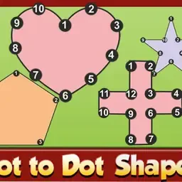 game Dot to Dot Shapes Kids Education