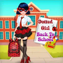 game Dotted Girl Back To School