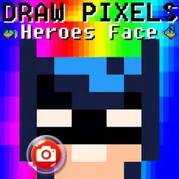 game Draw Pixels Heroes Face