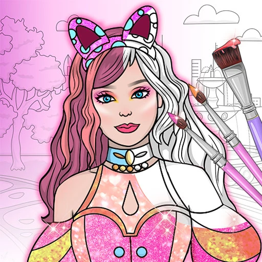game Dress Up Games & Coloring Book