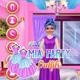 game Find Mia Party Outfits