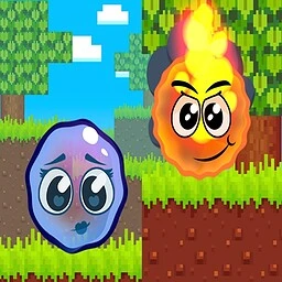 game Fire Ball and Water Ball: Parkour Love Balls