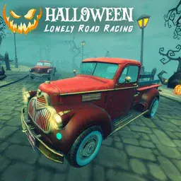 game Halloween Lonely Road Racing