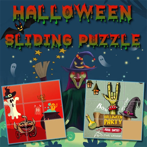 game Halloween Sliding Puzzle