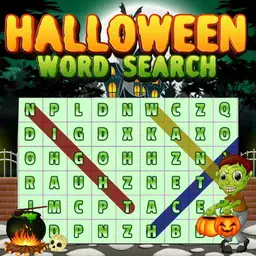 game Halloween Words Search