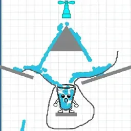 game Happy Fun Glass Draw Lines