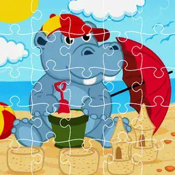 game Hippo Jigsaw