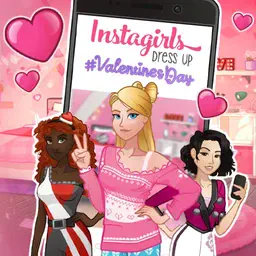 game Instagirls Valentines Dress Up