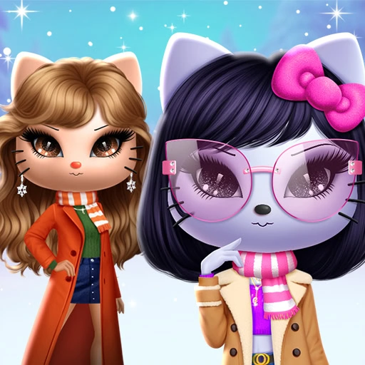 game Kitty Squad Winter Dress Up