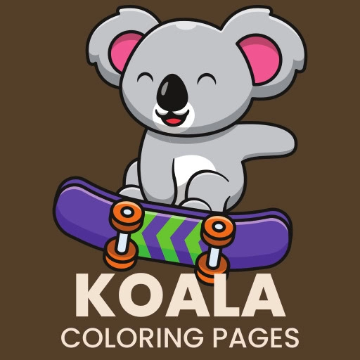 game Koala Coloring Pages