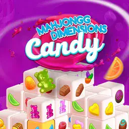 game Mahjongg Dimensions Candy 640 seconds