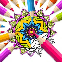 game Mandala Coloring Book