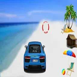 game Mega Water Surface Car Racing Game 3D