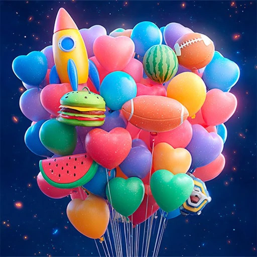 game Merge 3D - Match 3 Balloons